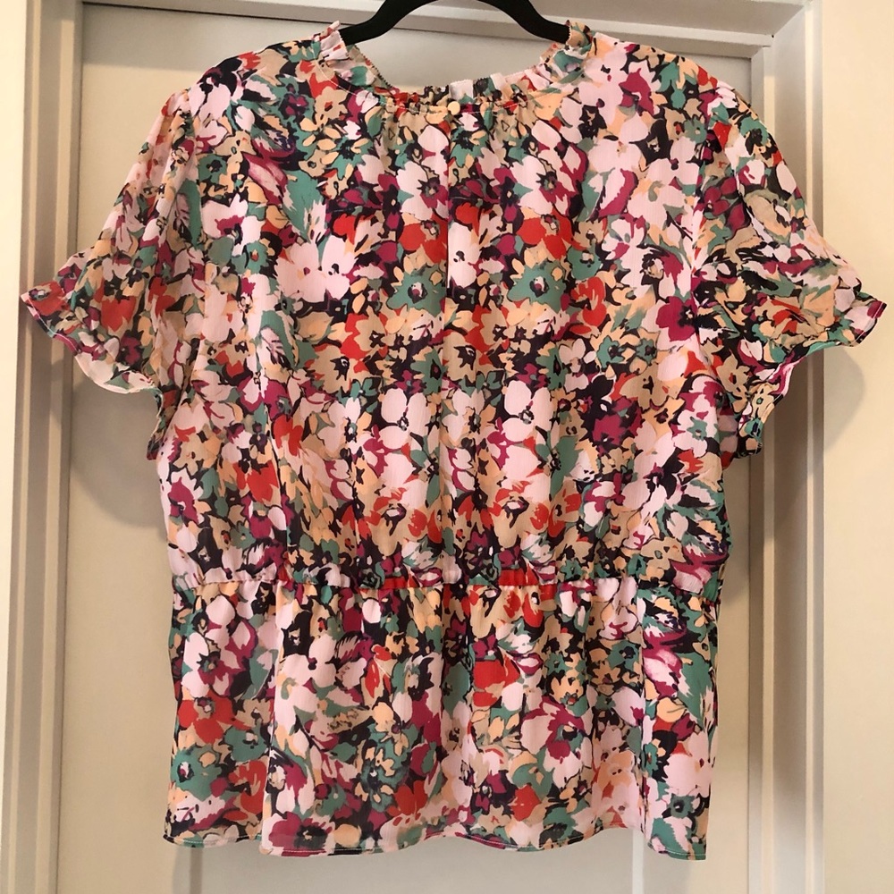 NWOT J. Crew Peplum Top
